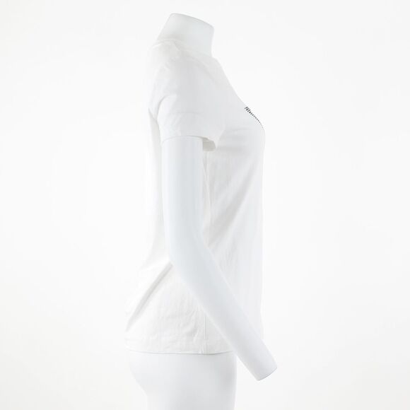 GUESS Amalur Bling Logo T-Shirt in Pure White - Picture 5 of 5